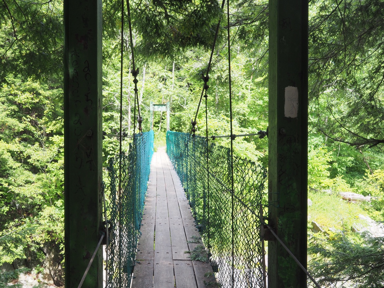 clarendon gorge suspension bridge