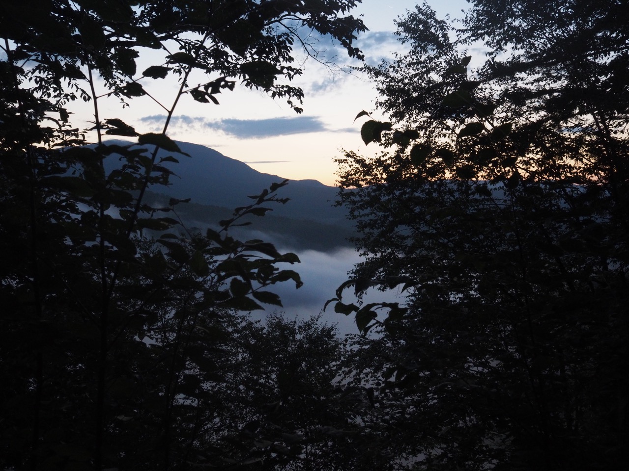 spruce ledge camp sunrise